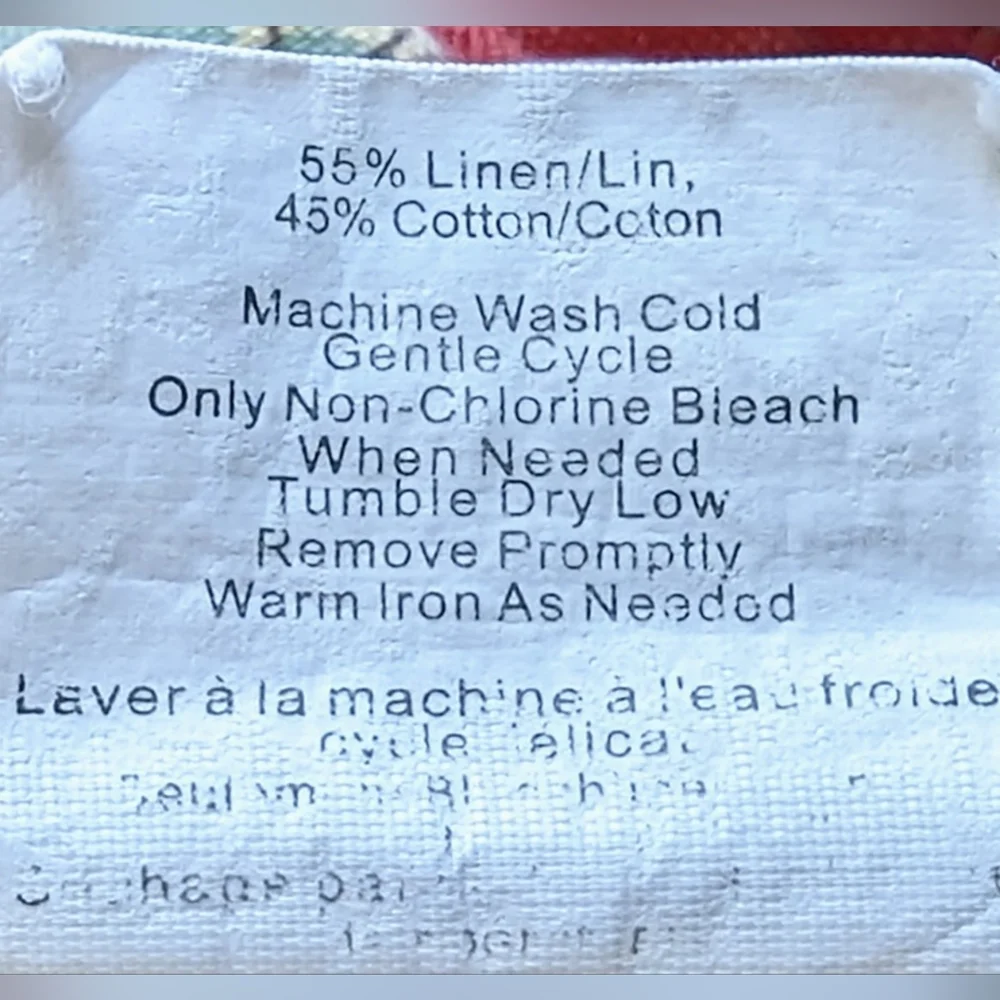 RARE!! Pottery Barn Linen/Cotton Brighton Duvet Cover + Sham